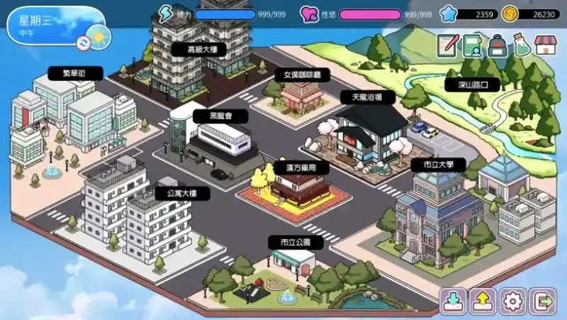 背德浴场 操作界面 资料图 8